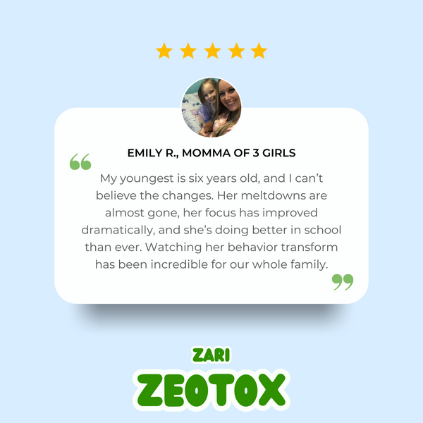 Zeolite Heavy Metal Detox + Parasite Cleanse